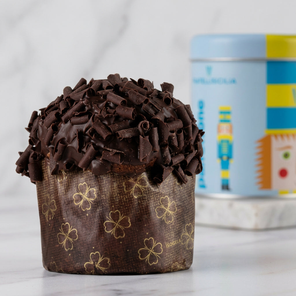 Mini Panettone — Chocolate Drops in Collectible Tin