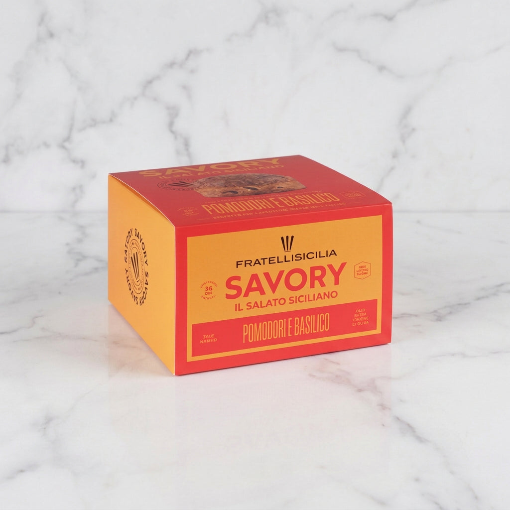 Savory Panettone — Sun-Dried Tomato, Basil & Sicilian Olive Oil