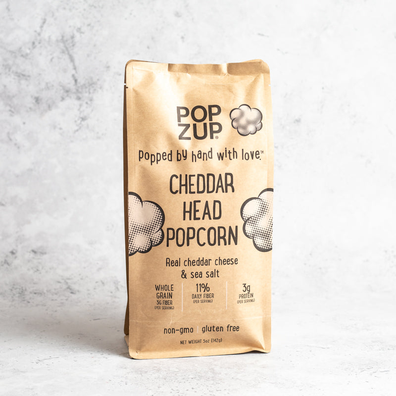 Popzup Cheddar Head Popcorn