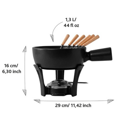 Nero Fondue Set- 44 fl oz